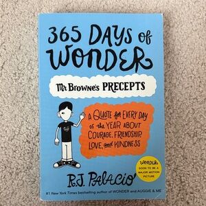 365 Days of Wonder by R.J. Palacio - Blue Cover